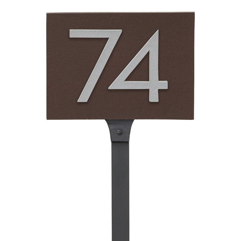 Rectangle pour pelouse, Bronze romain / argent, Oui