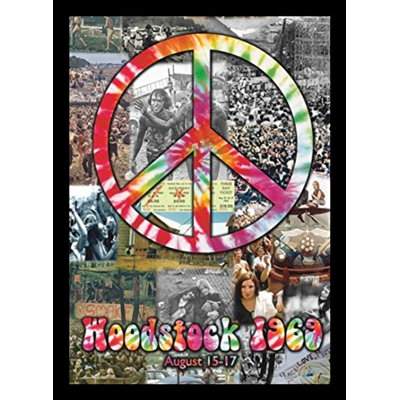" Woodstock And Peace Sign Collage "