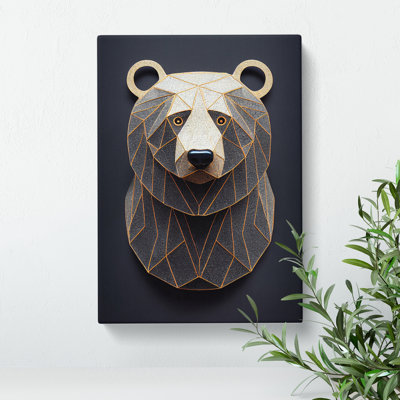 Eye Catching Bear - Wrapped Canvas