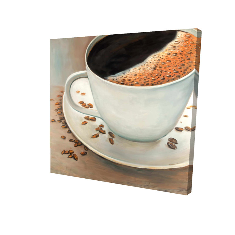 Toile de cuisine brune - Art café noir | Impression murale Home Decor
