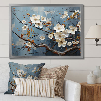 Cornouiller blanc qui fleurit tranquillité VI sur toile