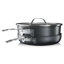 Batterie de cuisine antiadhésive en aluminium 10 pièces Granitestone