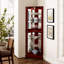 Armoire de coin avec éclairage Curio-2028214957