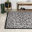 Tapis d'intérieur / extérieur gris clair / noir Deronte-900517434