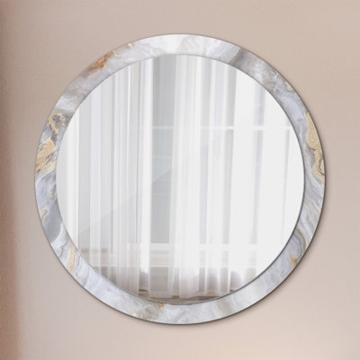 Huldar Glass Flat Wall Mirror