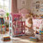 Large Dollhouse With Roof Window And Furniture, Mini Doll House Playhouse For 3 Years Old And Above