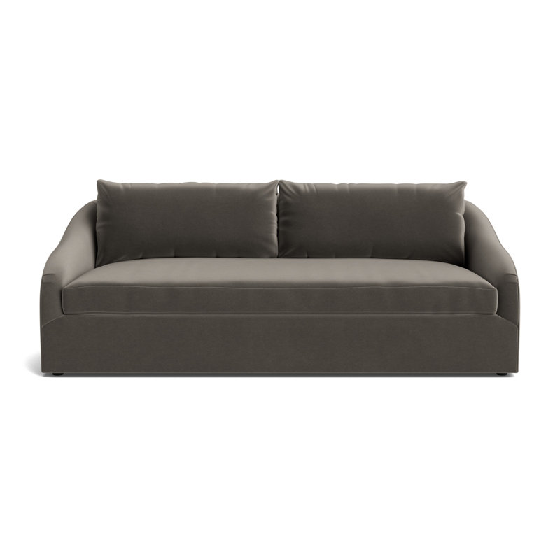 Laurel 100 Sofa, Performance Velvet - Graphite