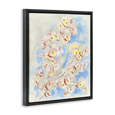 "Spring Branches", art mural encadré sur toile, par June Erica Vess