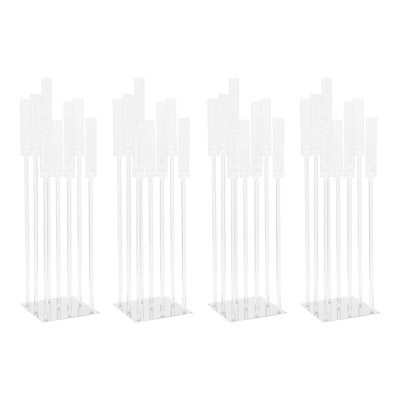 4Pcs Acrylic Candle Holders