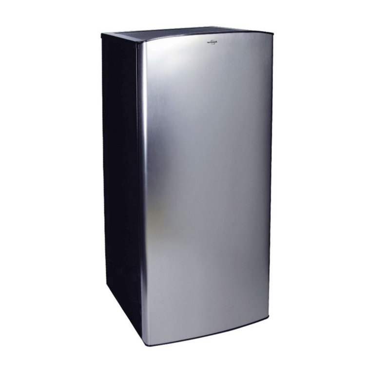 Koolatron Stainless Steel Compact Fridge with Freezer, 6.2 cu ft