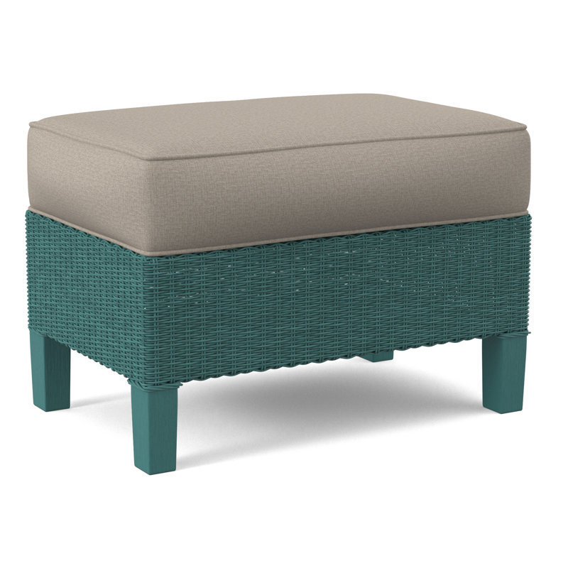 Gibraltar Ottoman, Greystone, Beige Performance Fabric; 0851-73