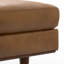 Ensemble de canapé et repose-pieds Morrison en cuir véritable-655317154-655317153