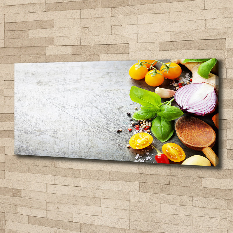 Vegetables - No Frame Print on Canvas