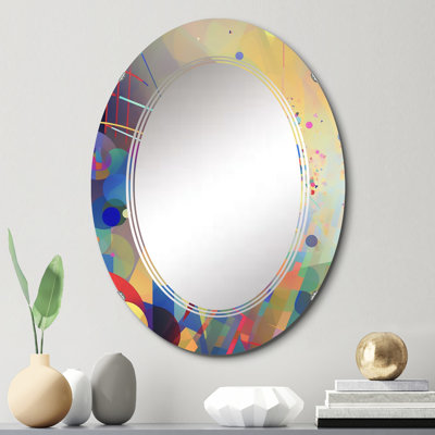 Murcott - Miroir mural moderne ovale