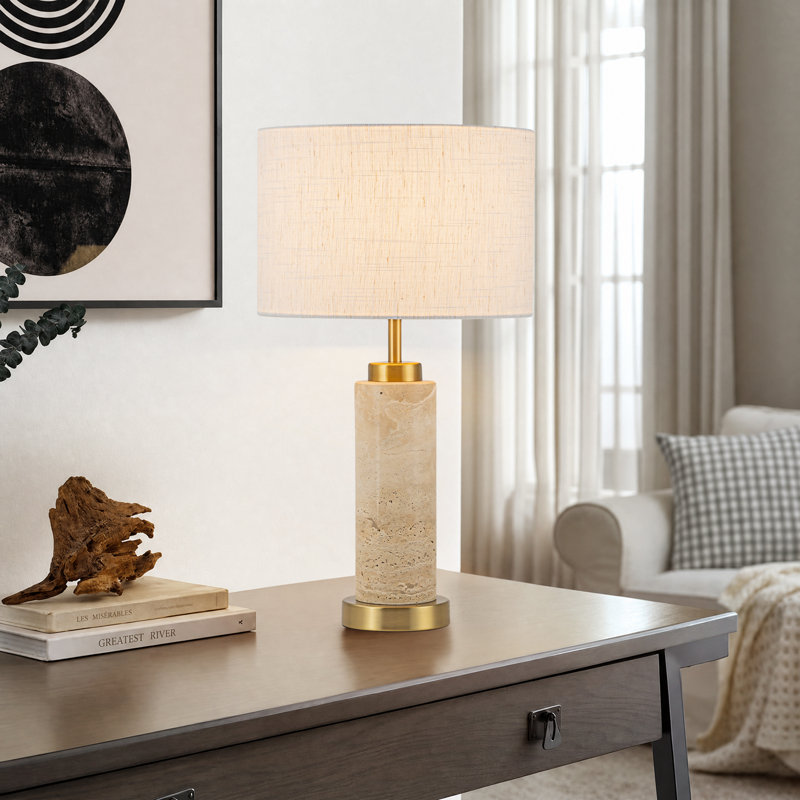 Lampe de table en pierre