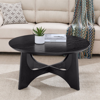 Table basse ronde de 36 po, tables basses en bois