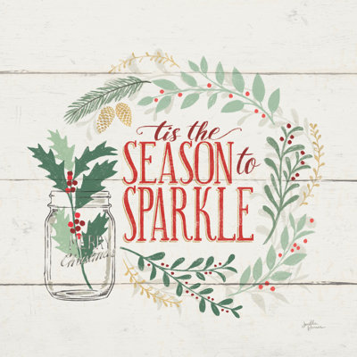 Seasons Greetings IV - Wrapped Canvas Print