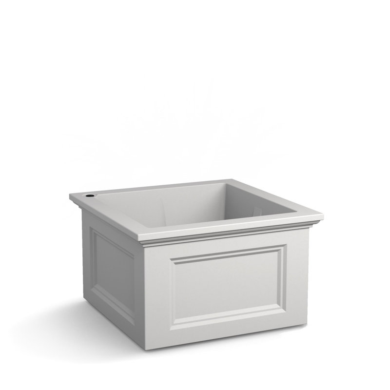Taydra Window Box Planter, White