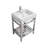 Halesowen 23.63'' Single Bathroom Vanity with Acrylic Top-31991206
