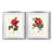 " Red Botanical III " 2 - Pieces-916328292-916324451