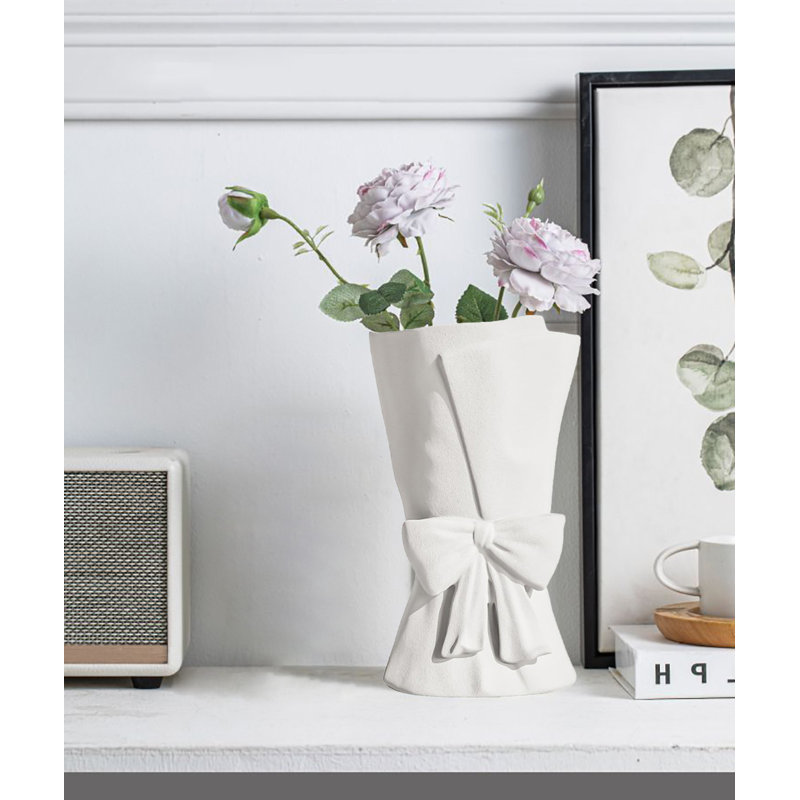 Vase en céramique, Blanc