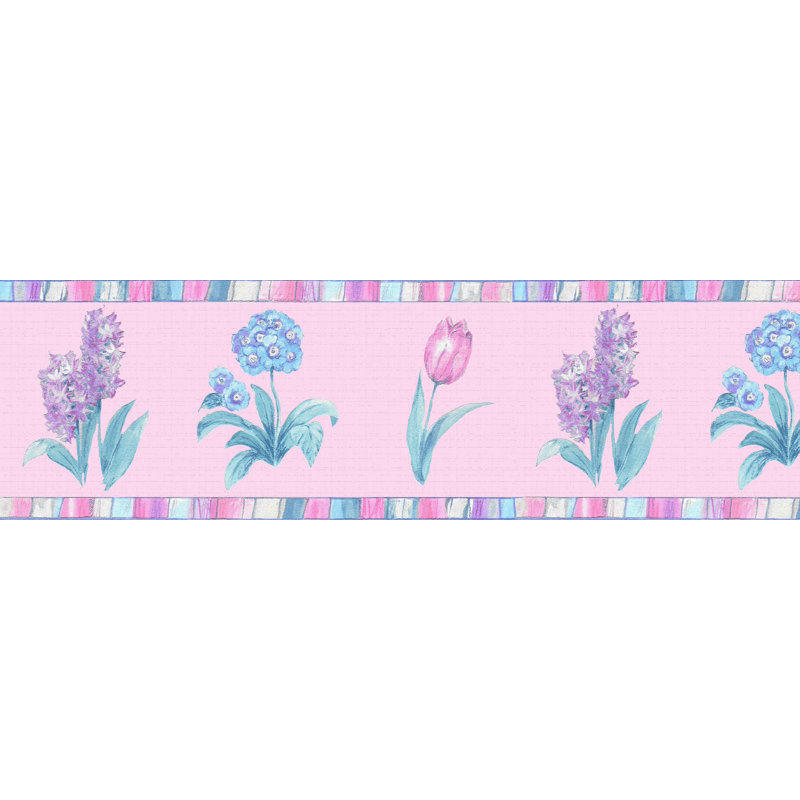Peel & Stick Floral Border