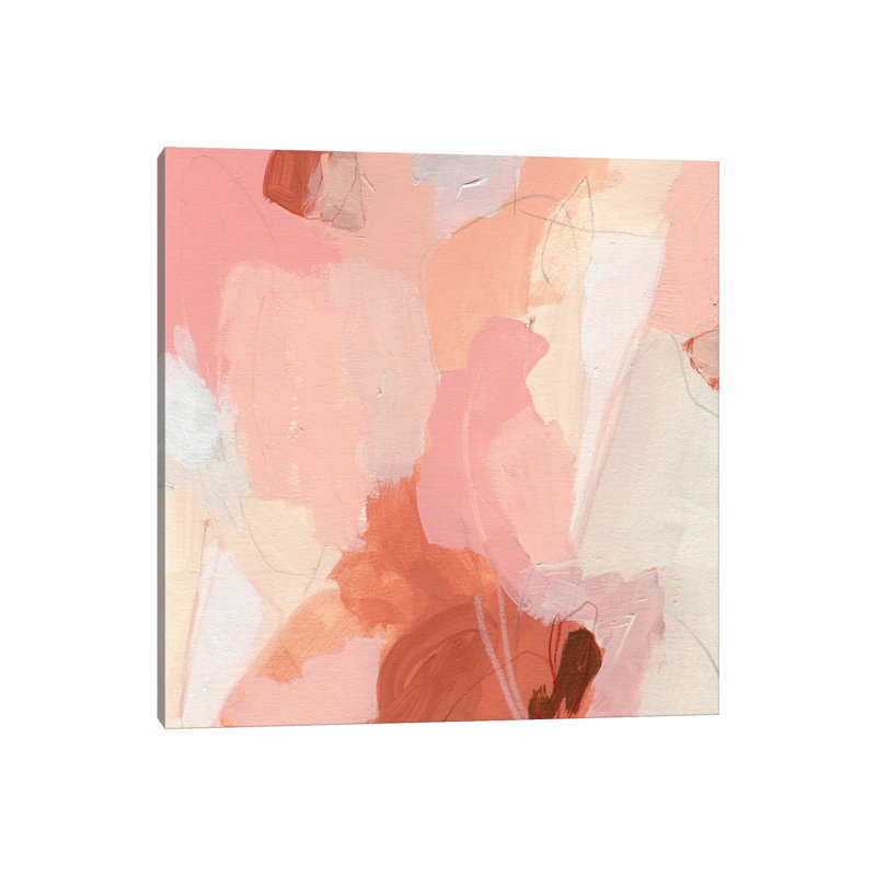 Terracotta Cloud II by June Erica Vess - Wrapped Canvas Painting, 30.48 cm H x 30.48 cm W