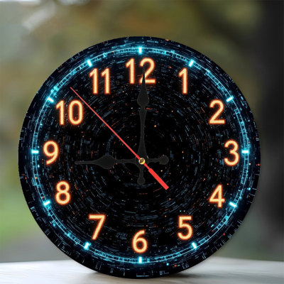 Horloge murale Neon