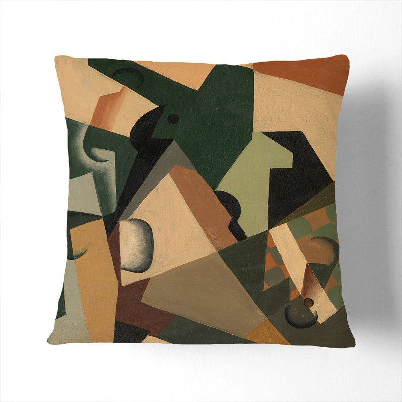 Square Cushion, White, 40cm H x 40cm W x 15cm D