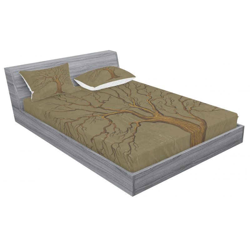 Microfiber Sheet Set, Queen Sheet Set with Fitted Sheet