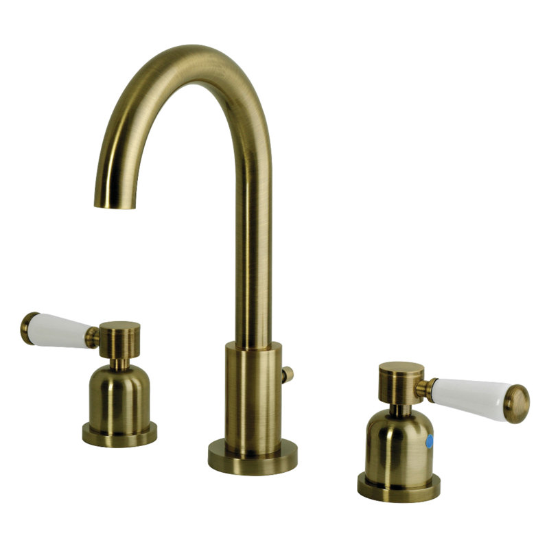 Robinet de salle de bain espacé Kingston, Antique Brass