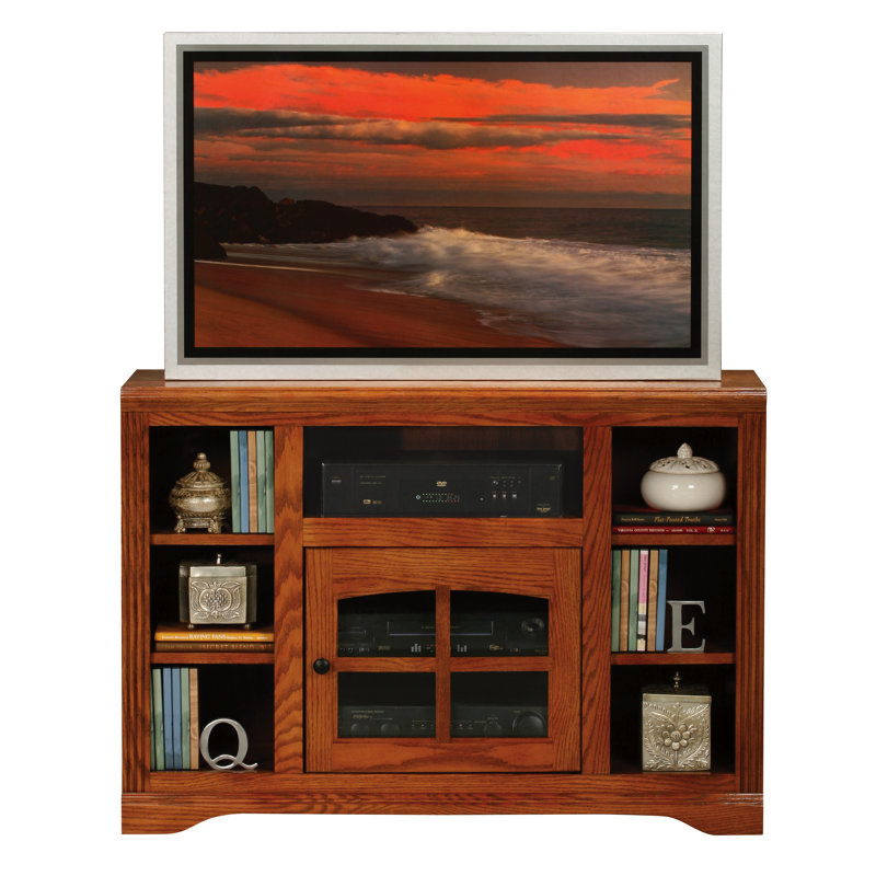 Rafeef Unfinished TV Stand for TVs up to 50", Soft White Oak