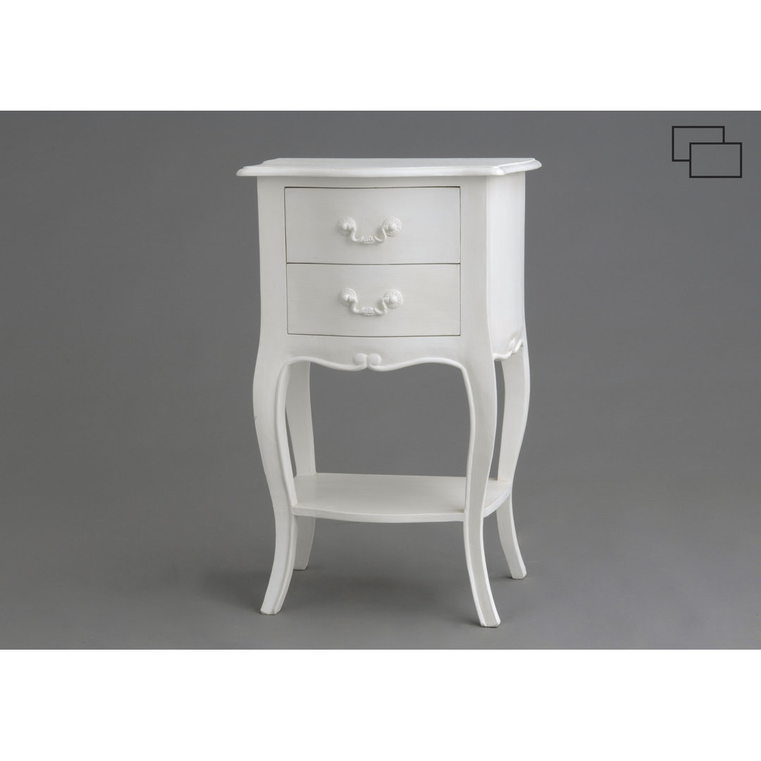 2 Drawer Bedside Table