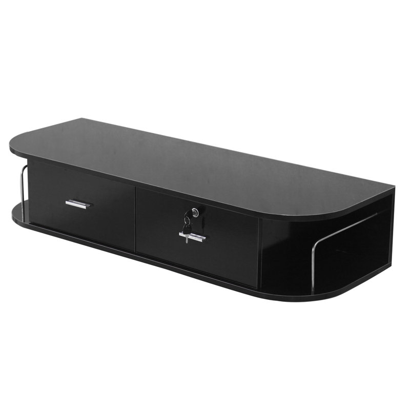 Armoire murale pour coiffeur Luluc, Noir