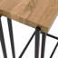 Oak Wood Side Table Large
