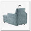 Chaise longue en chenille avec rangement-1153513376