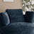 49.6" W Oversized Modern Swivel Accent Chair With Pillows And Ottoman-42282146