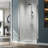 FPivot 36" W x 72" H Pivot Shower Door, Hinged Semi- Frameless Glass Shower Door-85720702