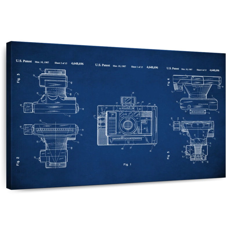 Caméra à mise au point automatique - bleu, H 20 po x l 30 po