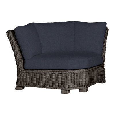 Rustic Woven Sectional Corner