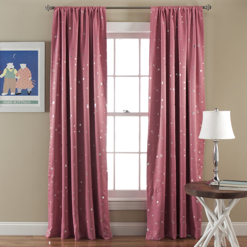 Star Room Darkening Pair, 52"W x 84"L, Neutral