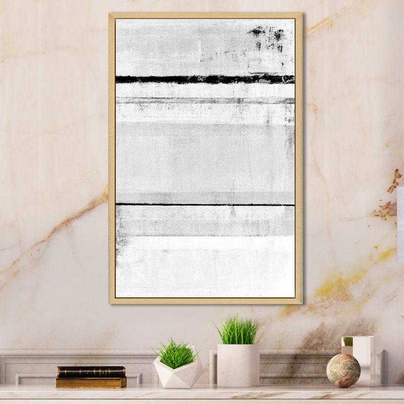 Art mural abstrait noir et blanc - décoration murale moderne et contemporaine, H 12 po x l 8 po x P 1 po