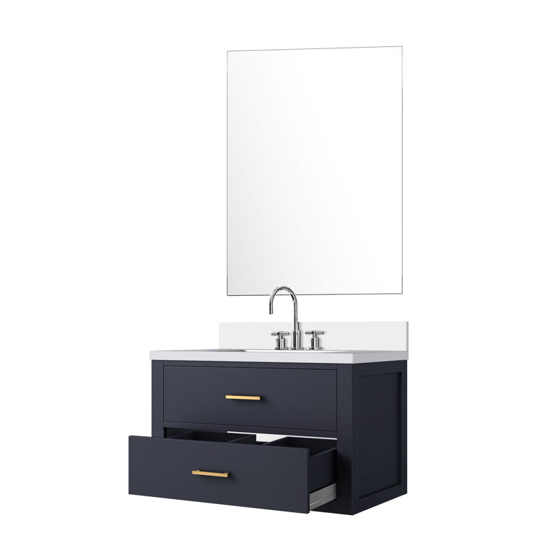 30 po L x P 22 po, comptoir en marbre de culture, 28 comptoir et robinet inclus, Bleu
