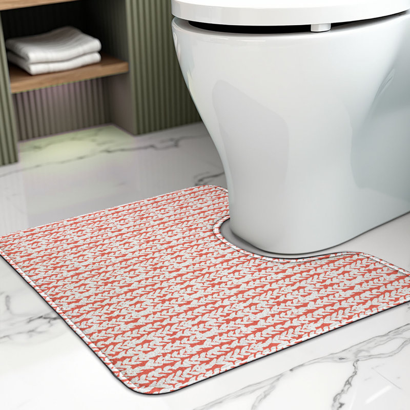 Tapis de salle de bain en U Coral
