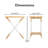 Universal Expert Remus Folding Tray Table