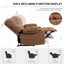 Fauteuil inclinable doux, fauteuil de massage inclinable avec vibration chauffante