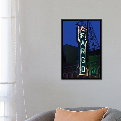« néon signature fargo theatre », reproduction de photo sur toile