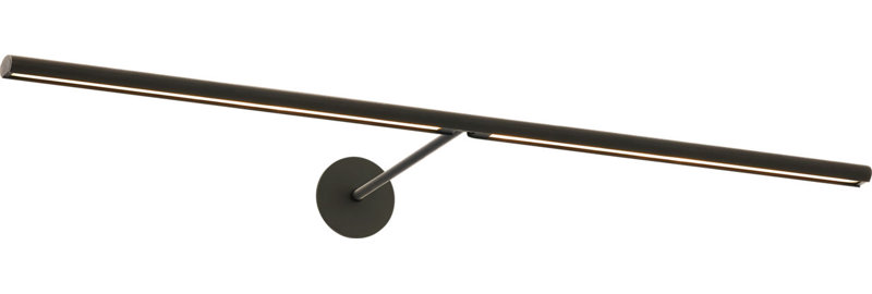 Plural Dome Picture Light, Bronze, 0.5" H x 30" W x 8.9" D, 20.8
