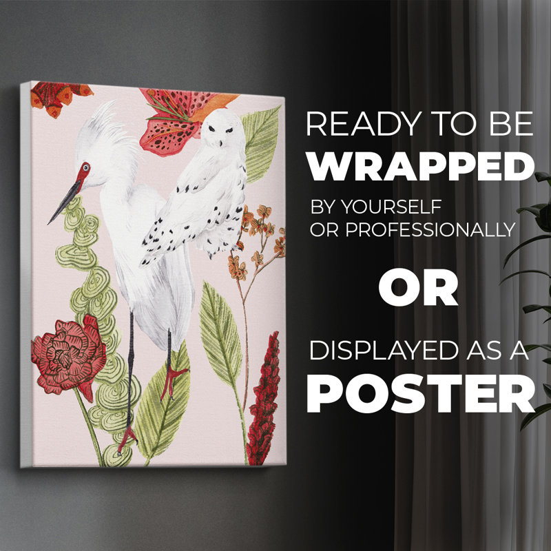 Birds in Motion III - Impression sur toile seulement - NON-CADRE, H 60 po x l 40 po
