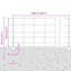 Fence with Post Segment Outdoor Barrier Garden Terrace Divider Boundary-513373205